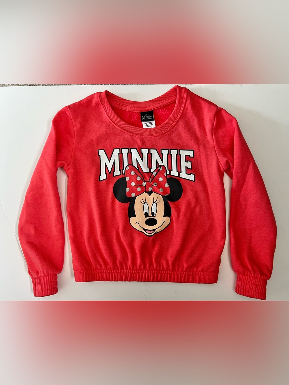 Disney Minnie Mouse Red Crewneck Sweatshirt